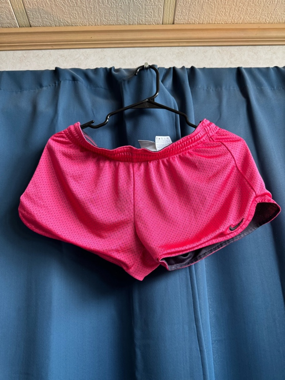 Nike Women's Bright Pink Mesh Athletic Shorts